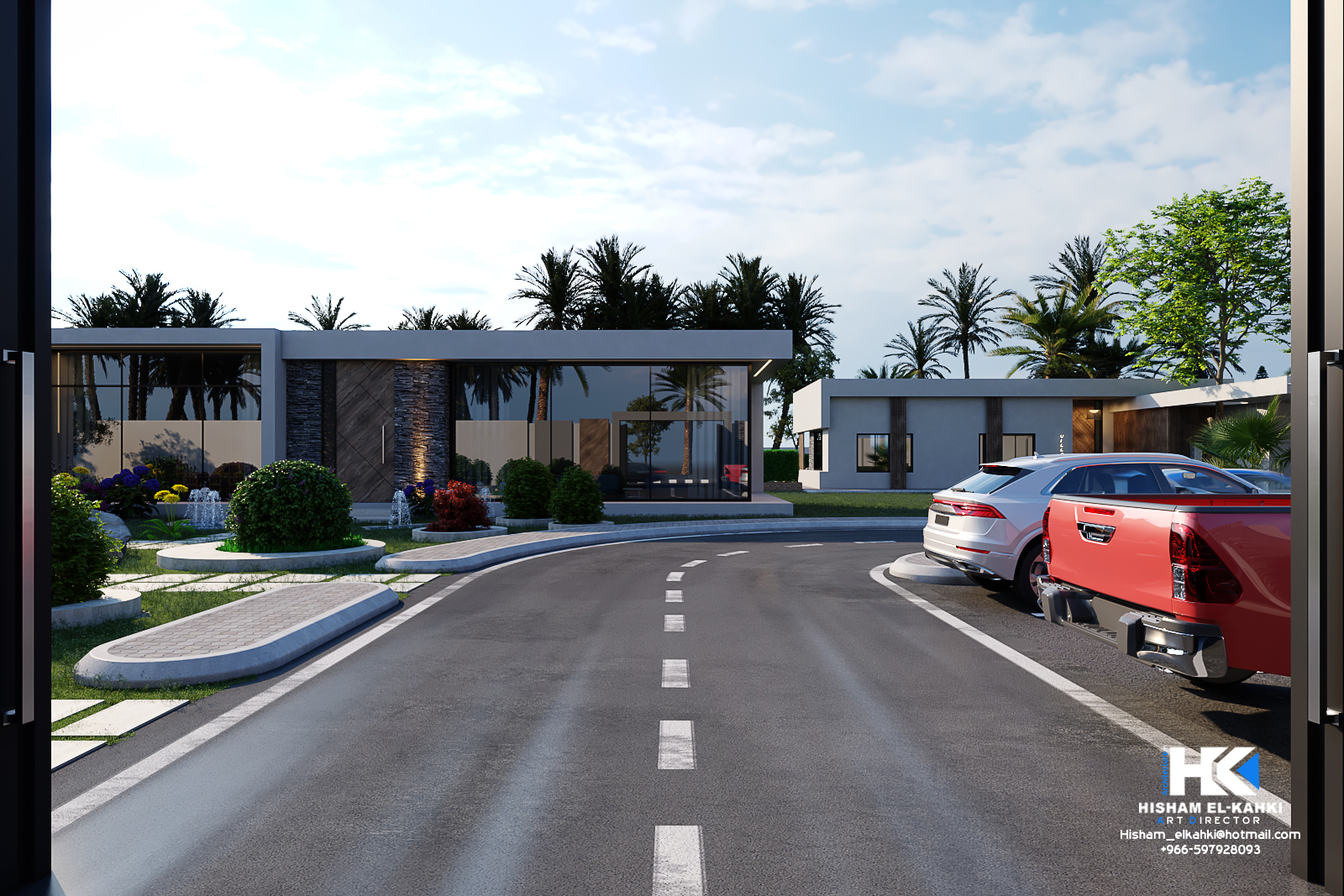 Exterior Modern Chalet With Rest Landscape Design-15