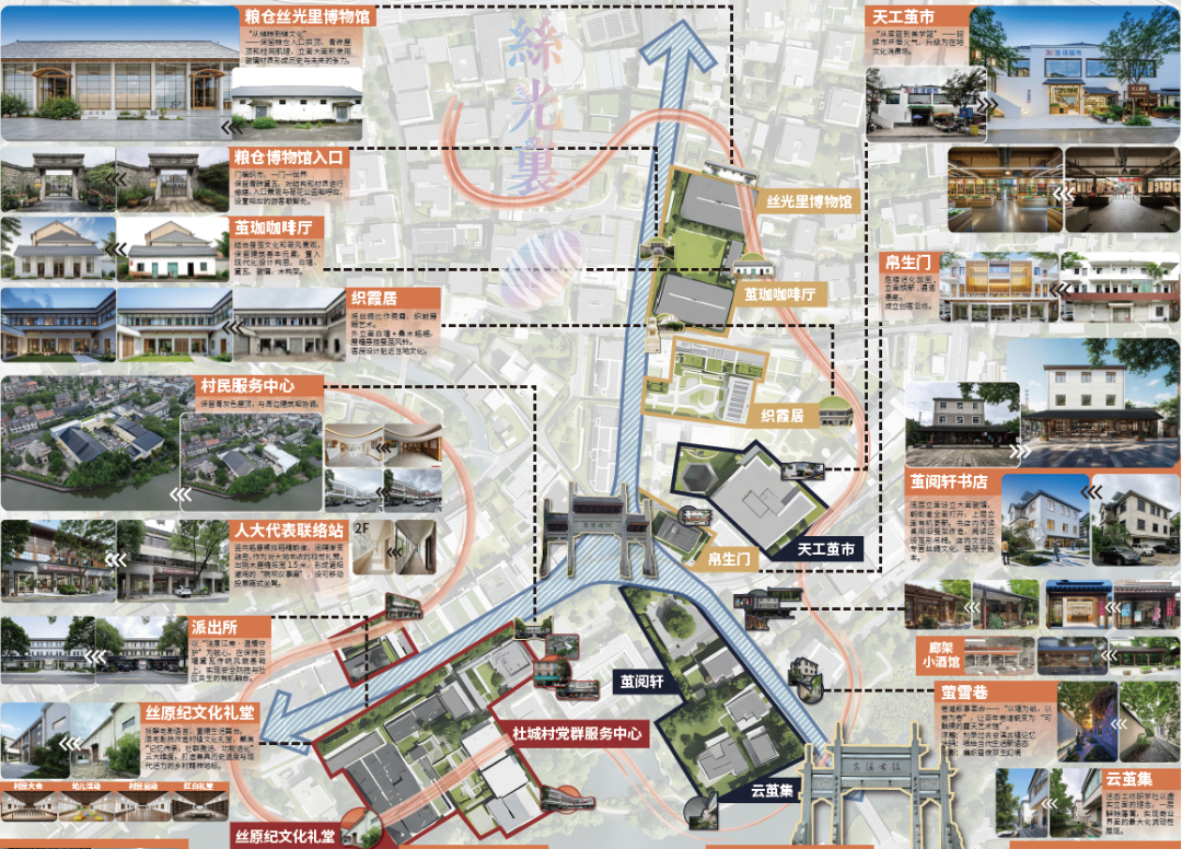 浙江省城镇街区竞赛获奖|良渚文化带北拓行动——玉鸟集北5千米，安溪丝光织里韵项目-40