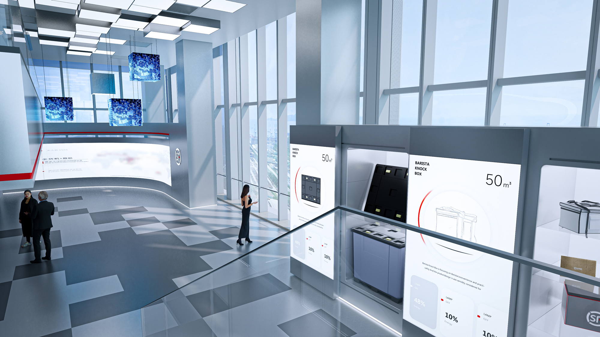 顺丰前海企业展厅设计-10