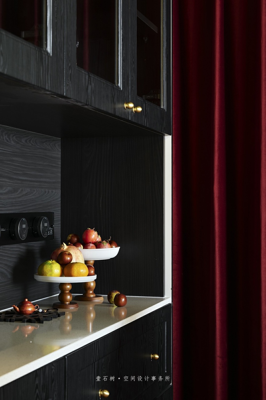 荣誉花园复古风格设计丨壹石樹空间设计事务所-49