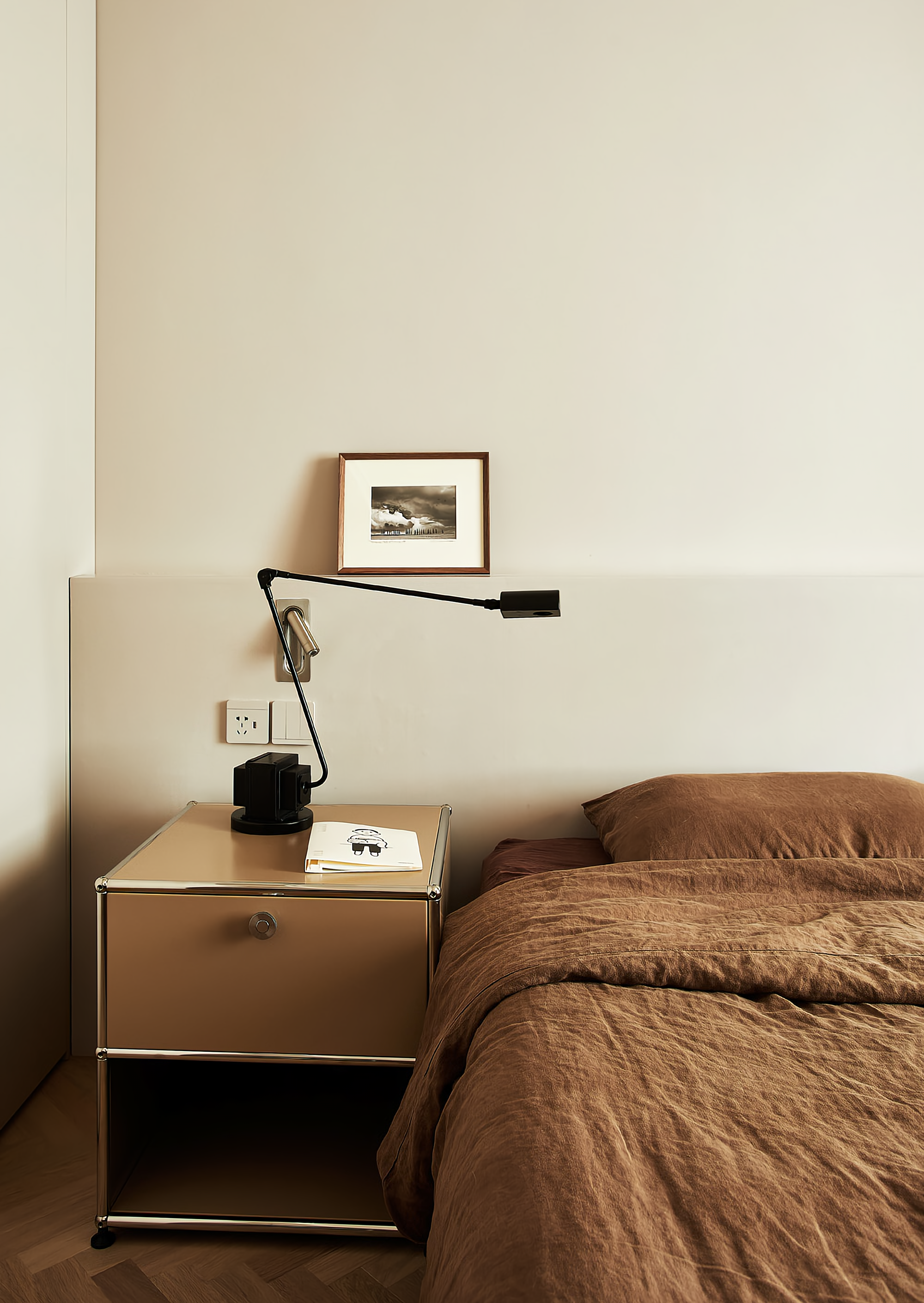 奶油复古感公寓丨中国北京丨NOTHING DESIGN-34