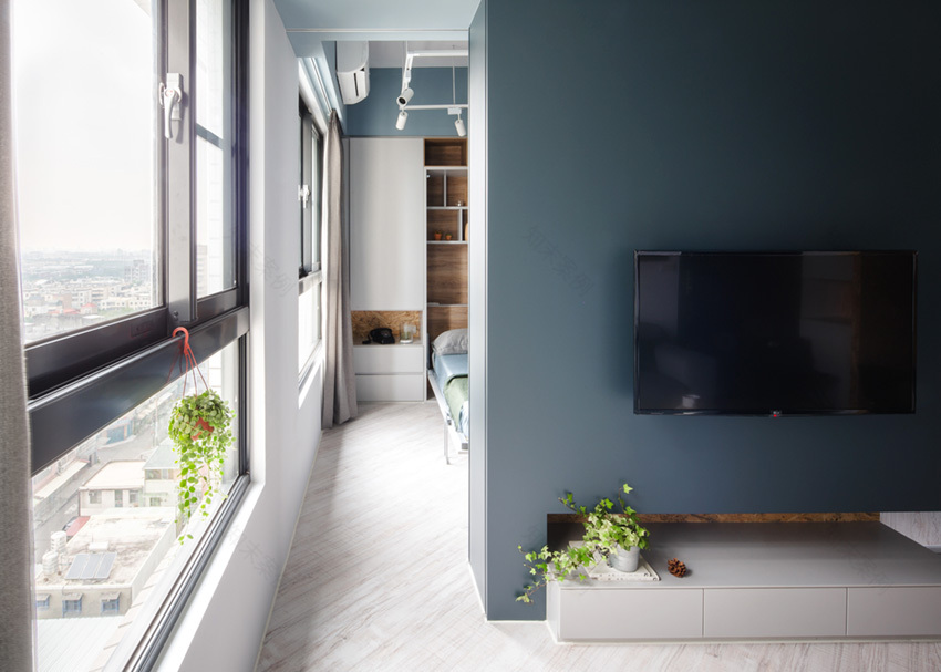 在家捉迷藏!中坜66㎡北欧Loft风回型宅|合砌设计-18