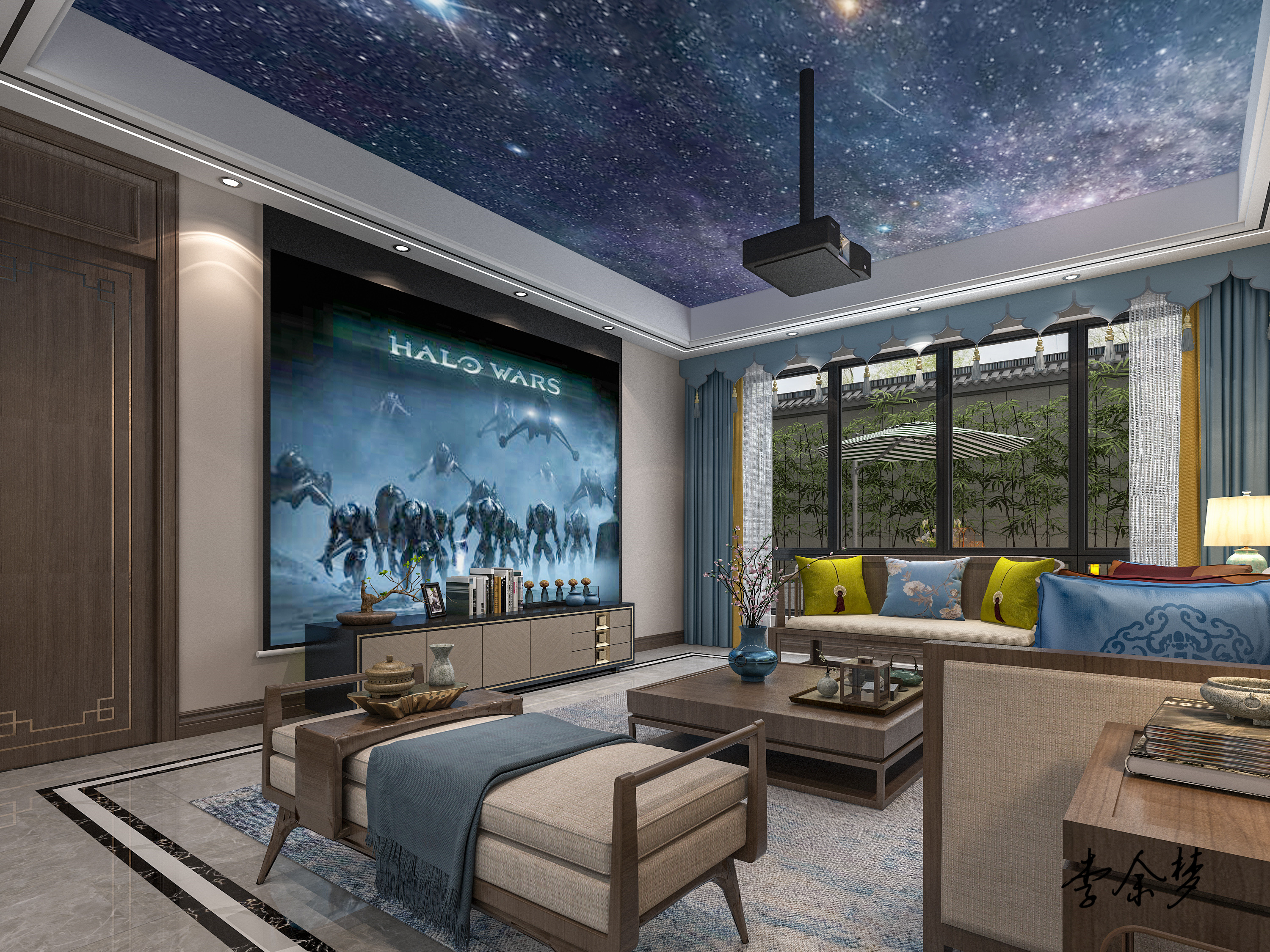 新中式山水画境诗意家居-12