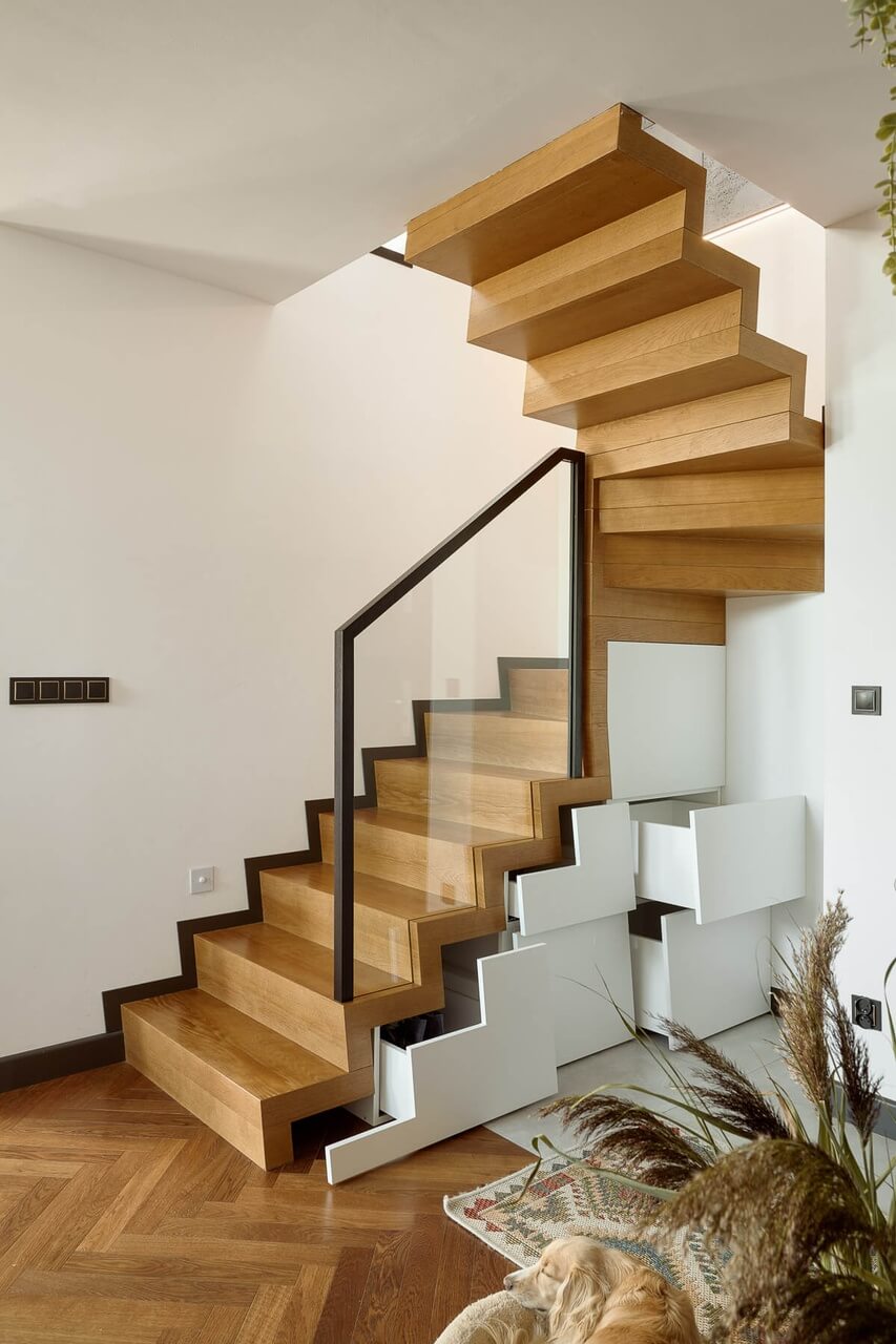 Apartament w stylu urban jungle na obrzeżach Wrocławia dla rodziców i dwóch córek - PLN Design-3