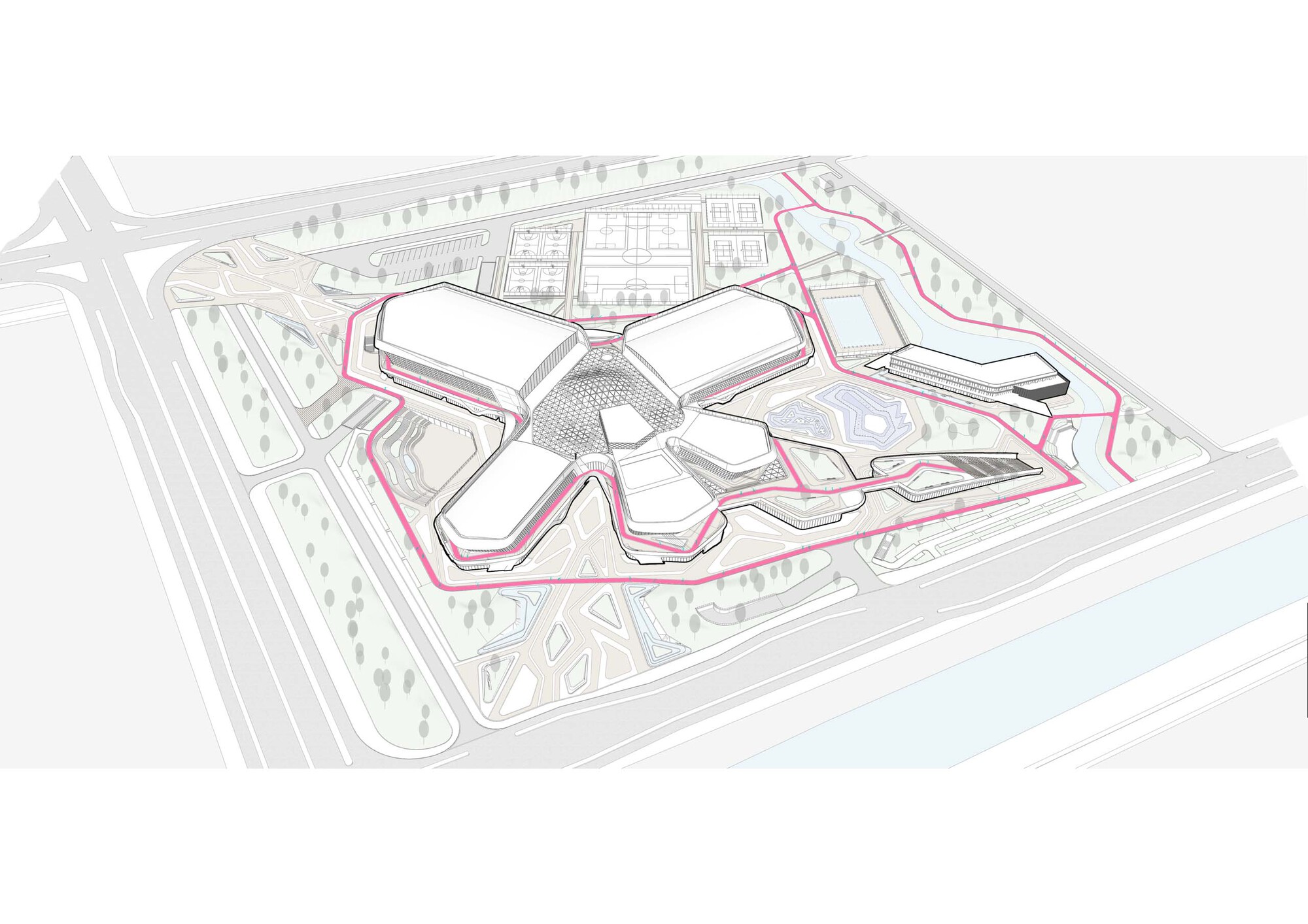 Tongxiang National Fitness Center and Li Ning Sports Park / PT Architecture Design-55