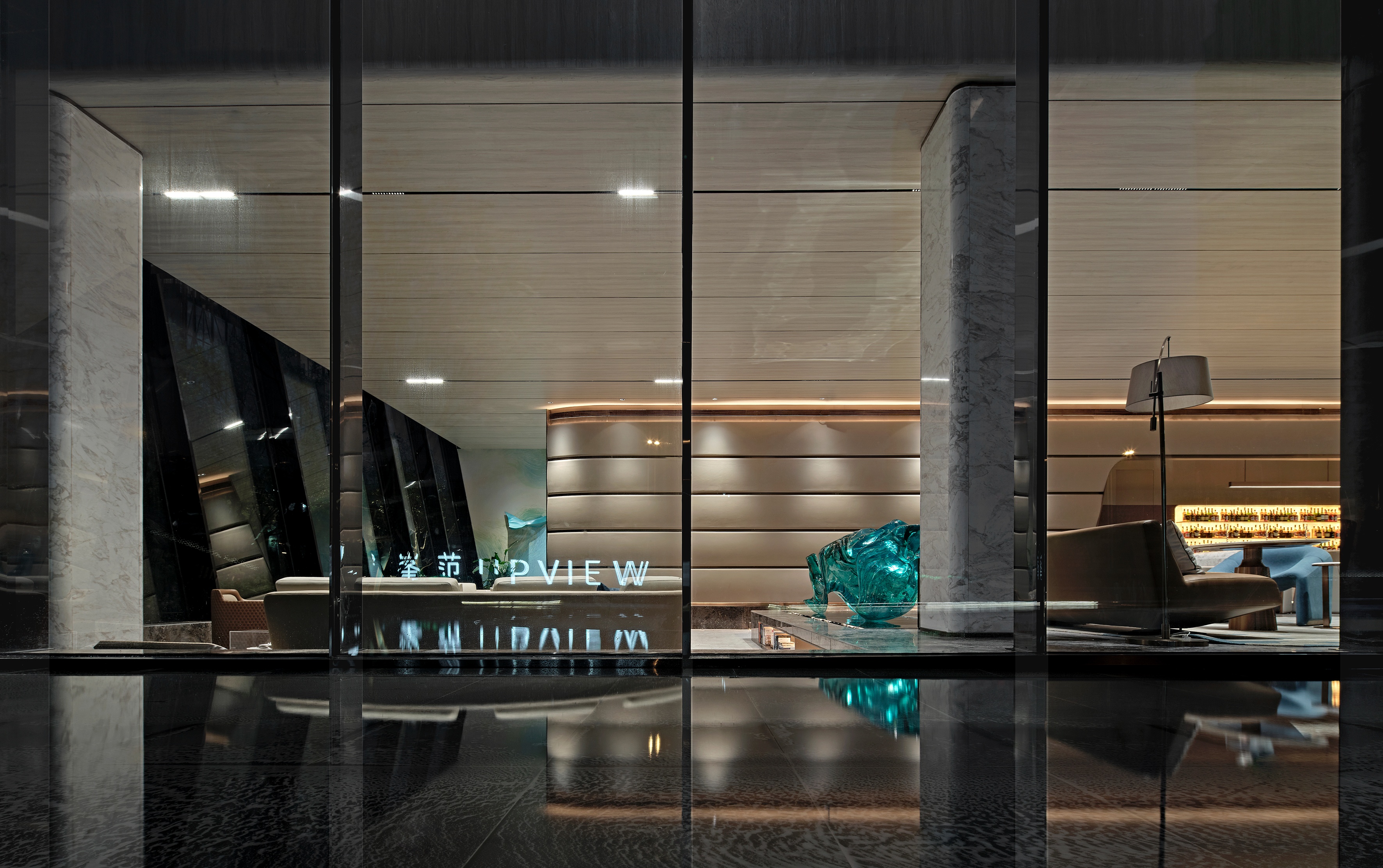 金地华发·峯范售楼处丨中国威海丨EH DESIGN GROUP棣赞室内设计团队,棣品软装陈设团队-6