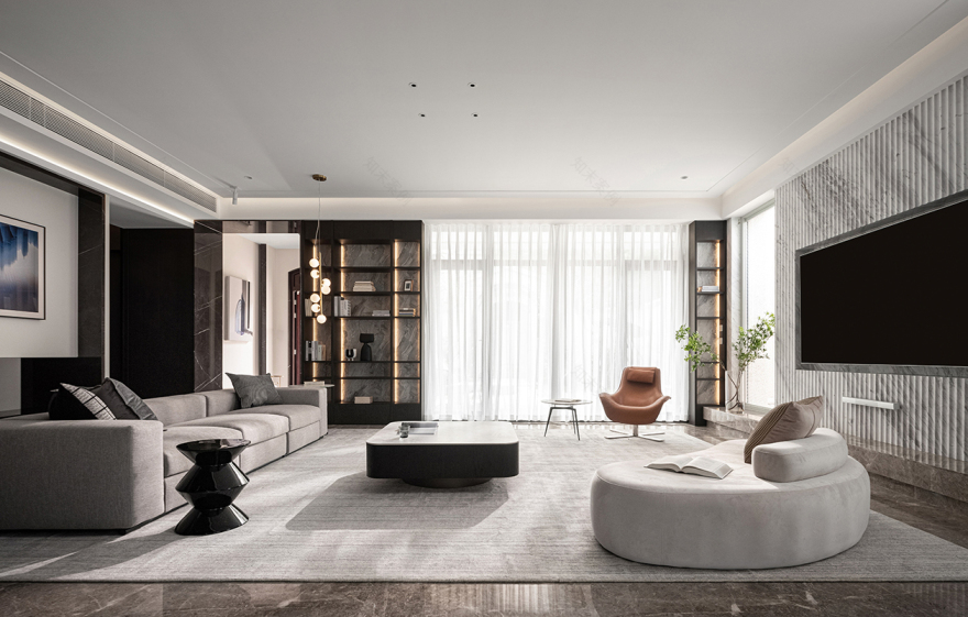 绿城玫瑰园·和光同尘丨中国淄博丨观享际SKH室内设计-6