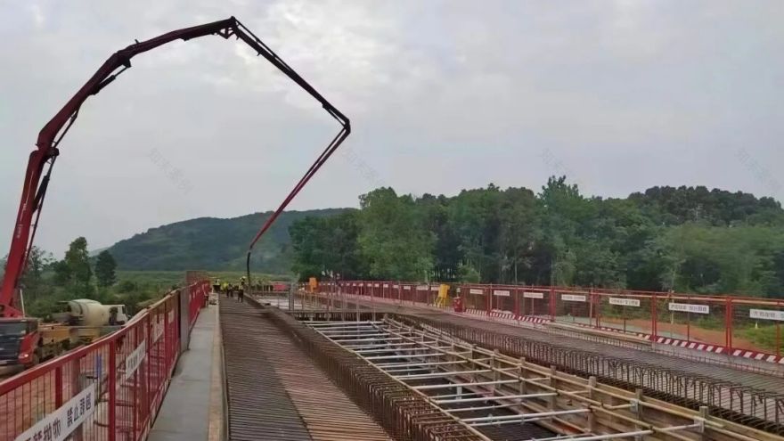 楚天通衢再升级!中建八局武汉绕城高速“扩容”通车-93