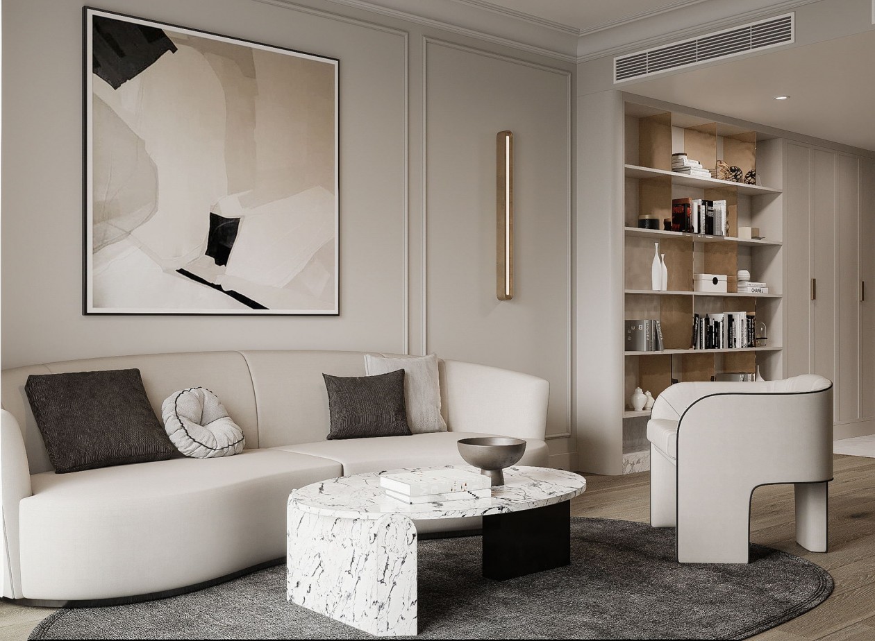 现代中性色系空间设计-3