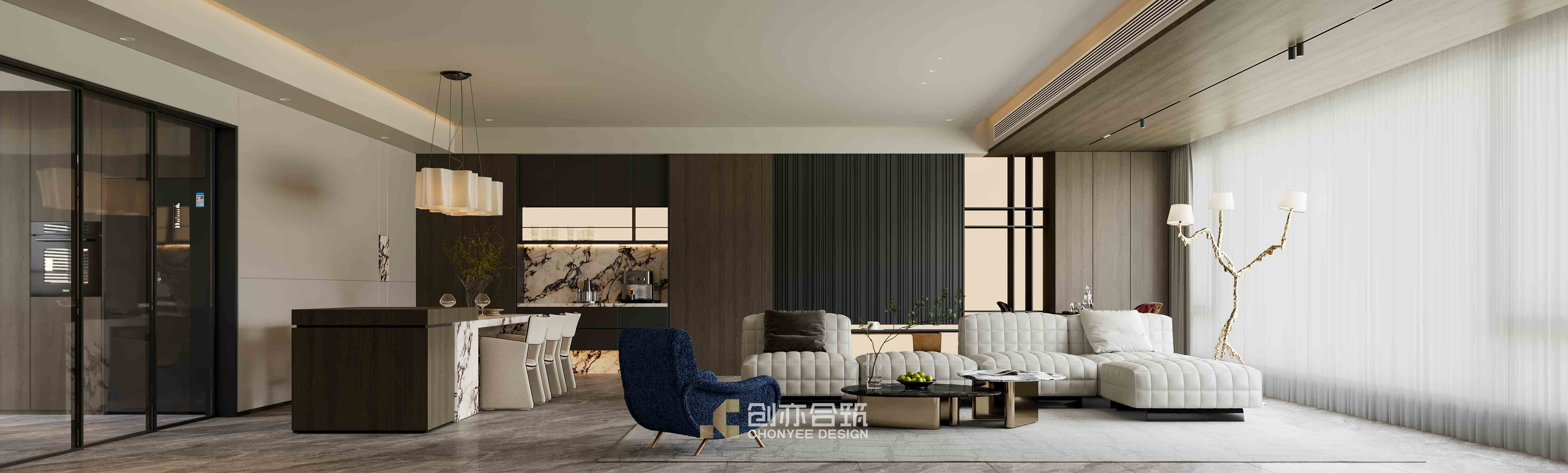 创亦合筑CHONYEE DESIGN｜长沙·旭辉铂悦湘江 218平-0