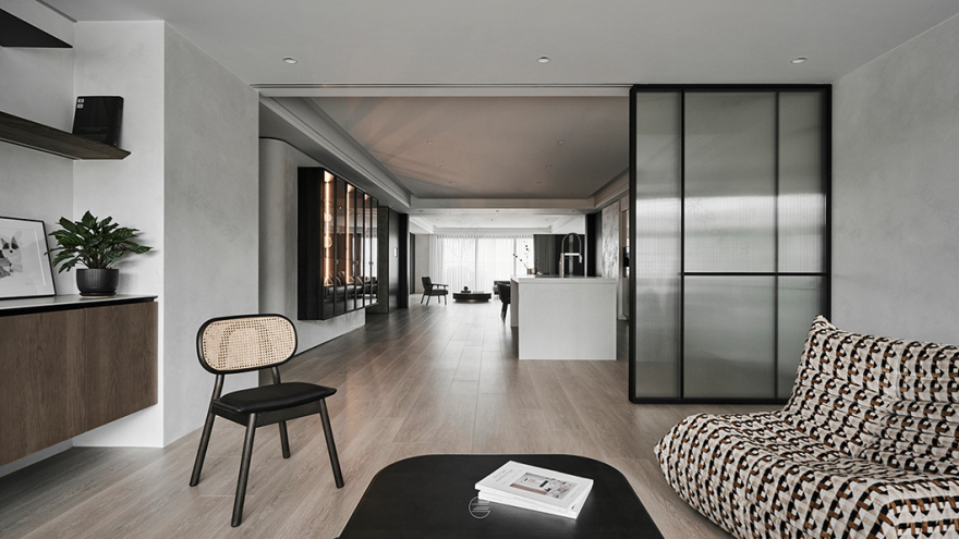 《川谷堂》简约大平层-15