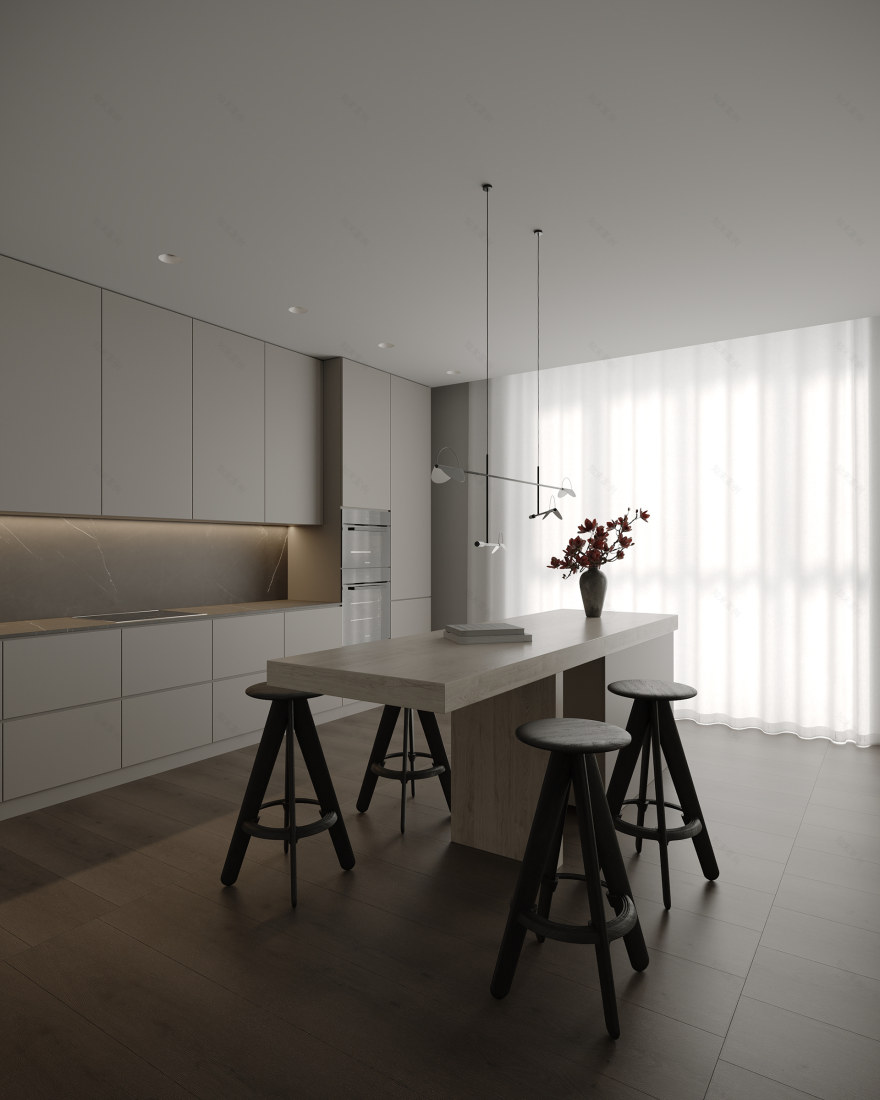 Serene Minimalism | Interior Visualization-4