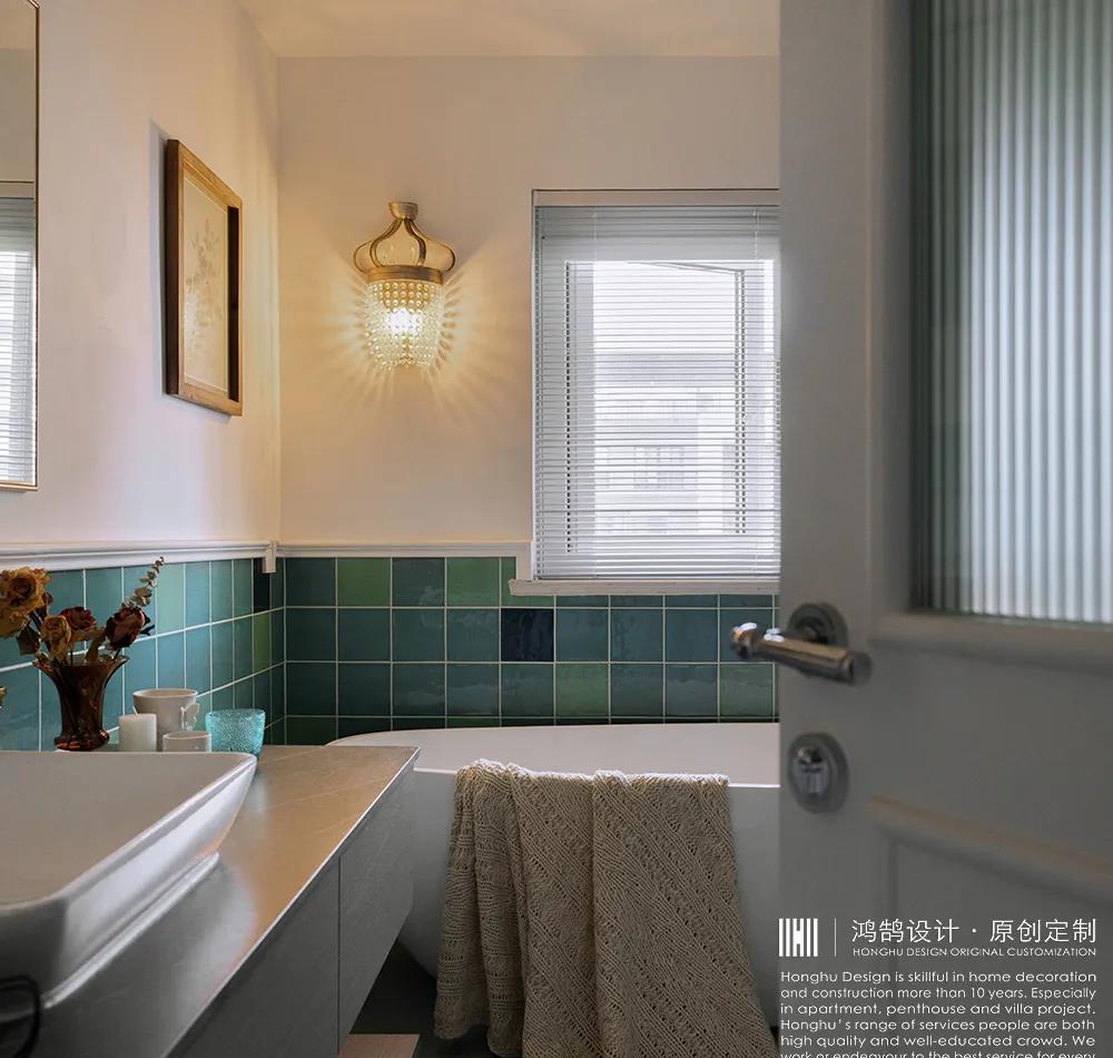 法式复古风与美式乡村风的完美融合丨鸿鹄设计-33