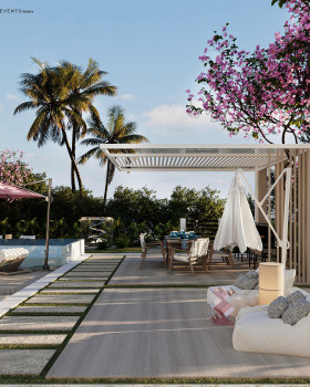 柔和玫瑰色与蓝色调的风景丨埃及开罗丨Marwa Khaled