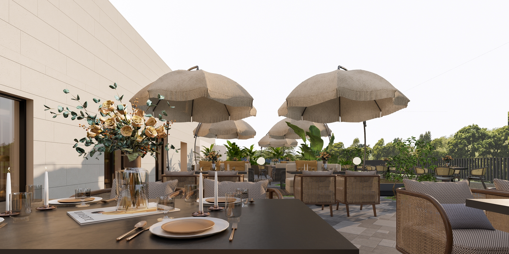 米奇遇上米其林西餐厅设计丨中国上海丨上海如目空间设计-17