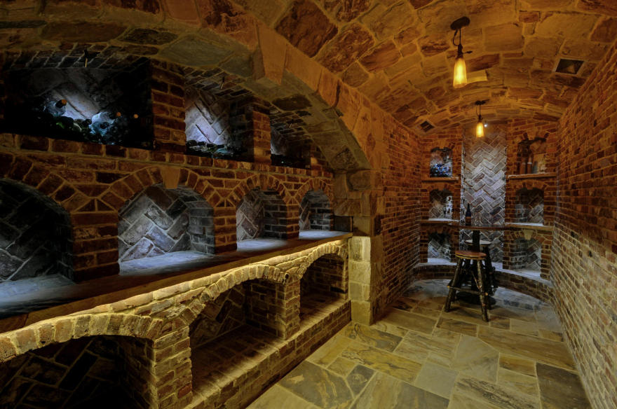 私人住宅葡萄酒酒窖设计-58