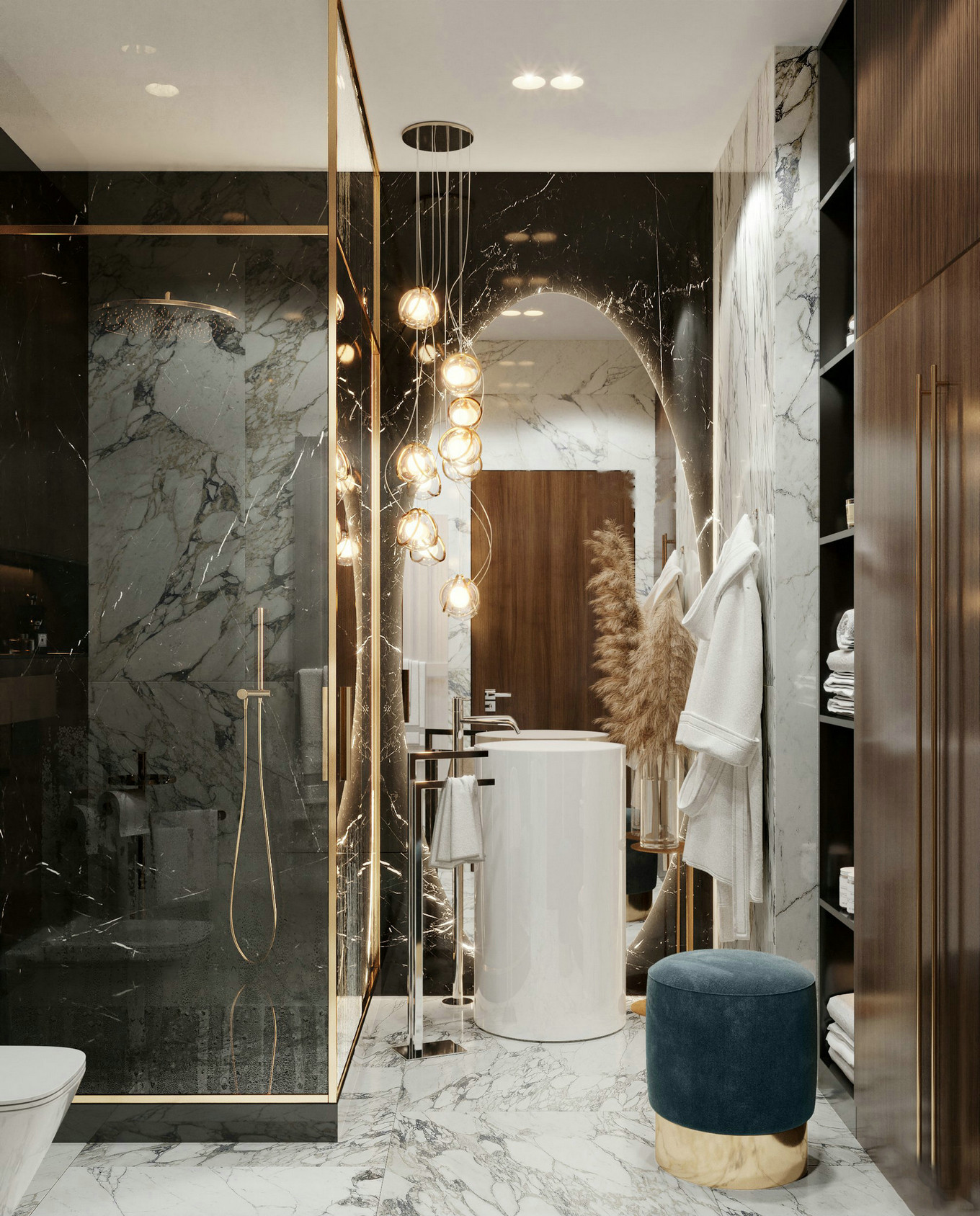 475㎡轻奢质感美，极致享受的室内设计佳作-14