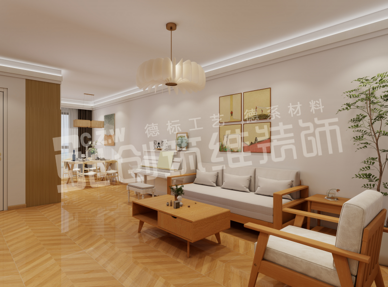 雷捷时代二期|87㎡两居原木风案例|36项出错即砸|透明化-流程化-服务化-维保化-装修更靠谱-24