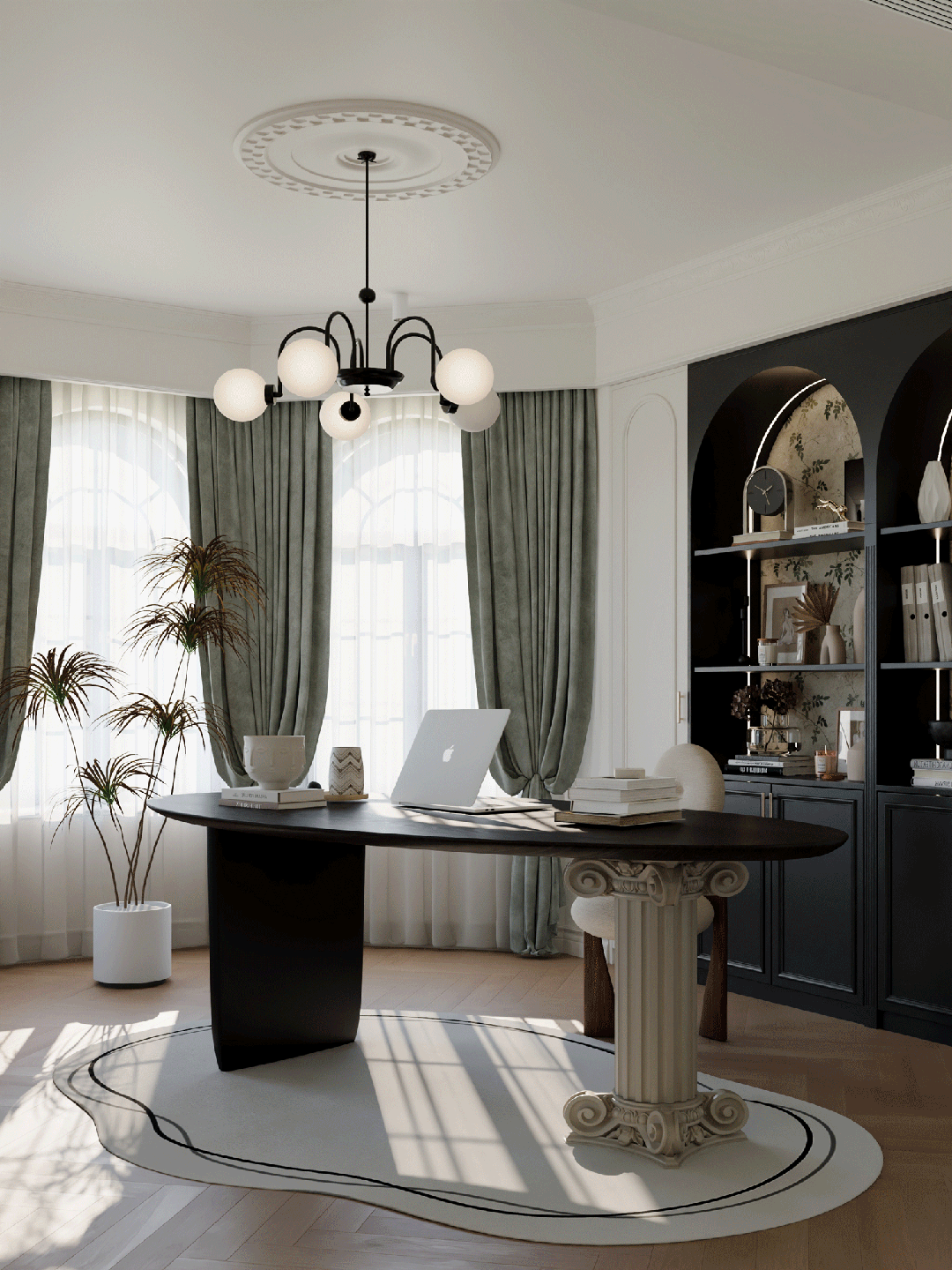 法白之境（金色地中海排屋改造）丨中国湖州丨龙庭设计-56