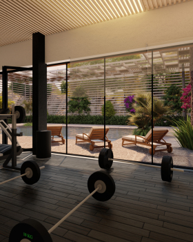 Exterior & Interior Design of S.C.A GYM & Yoga