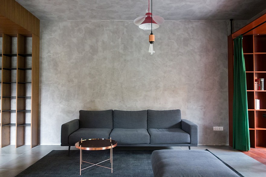 Brasov Apartment with Intense Interior Atmosphere and Saturated Colours-12