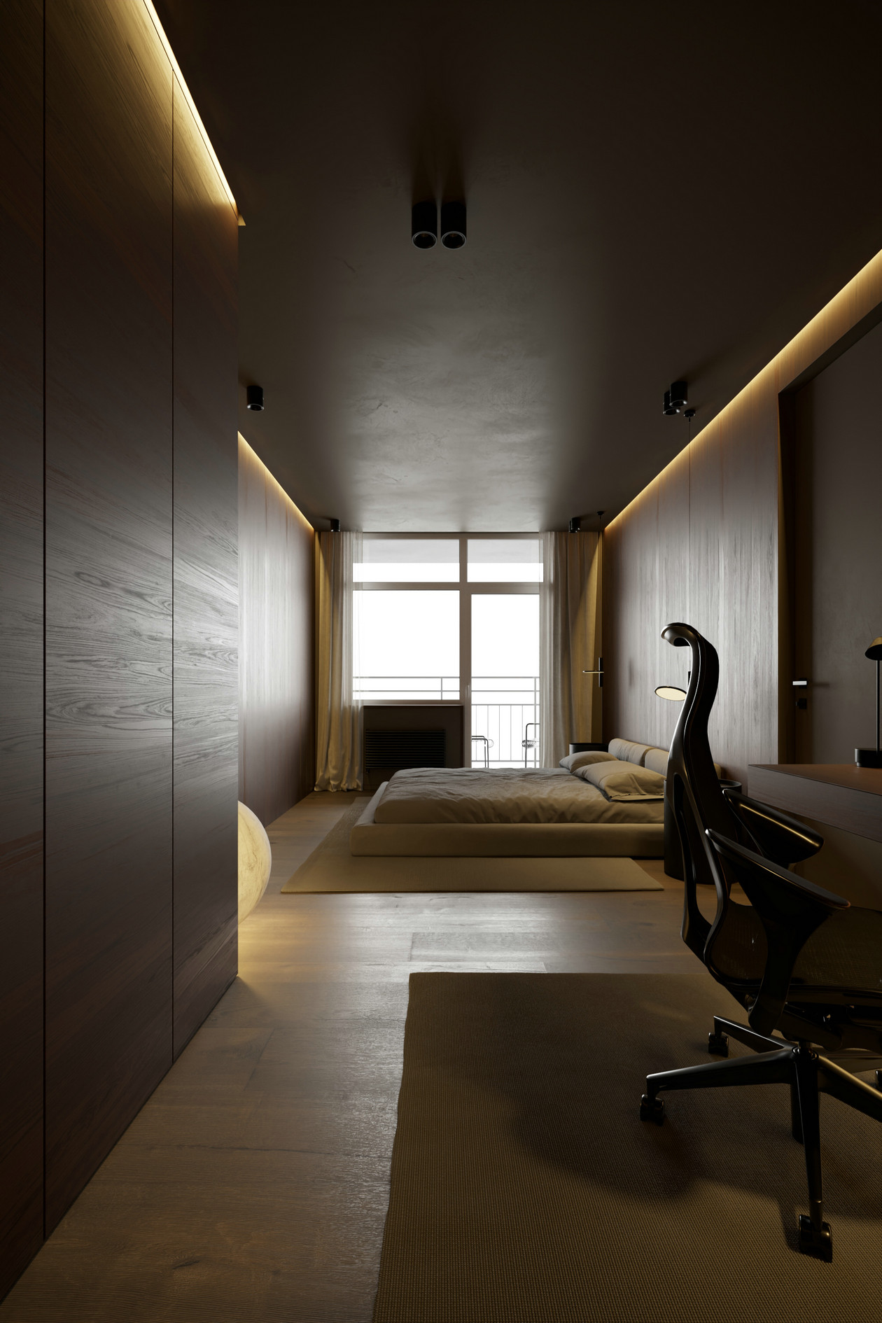 高级黑色系住宅-18