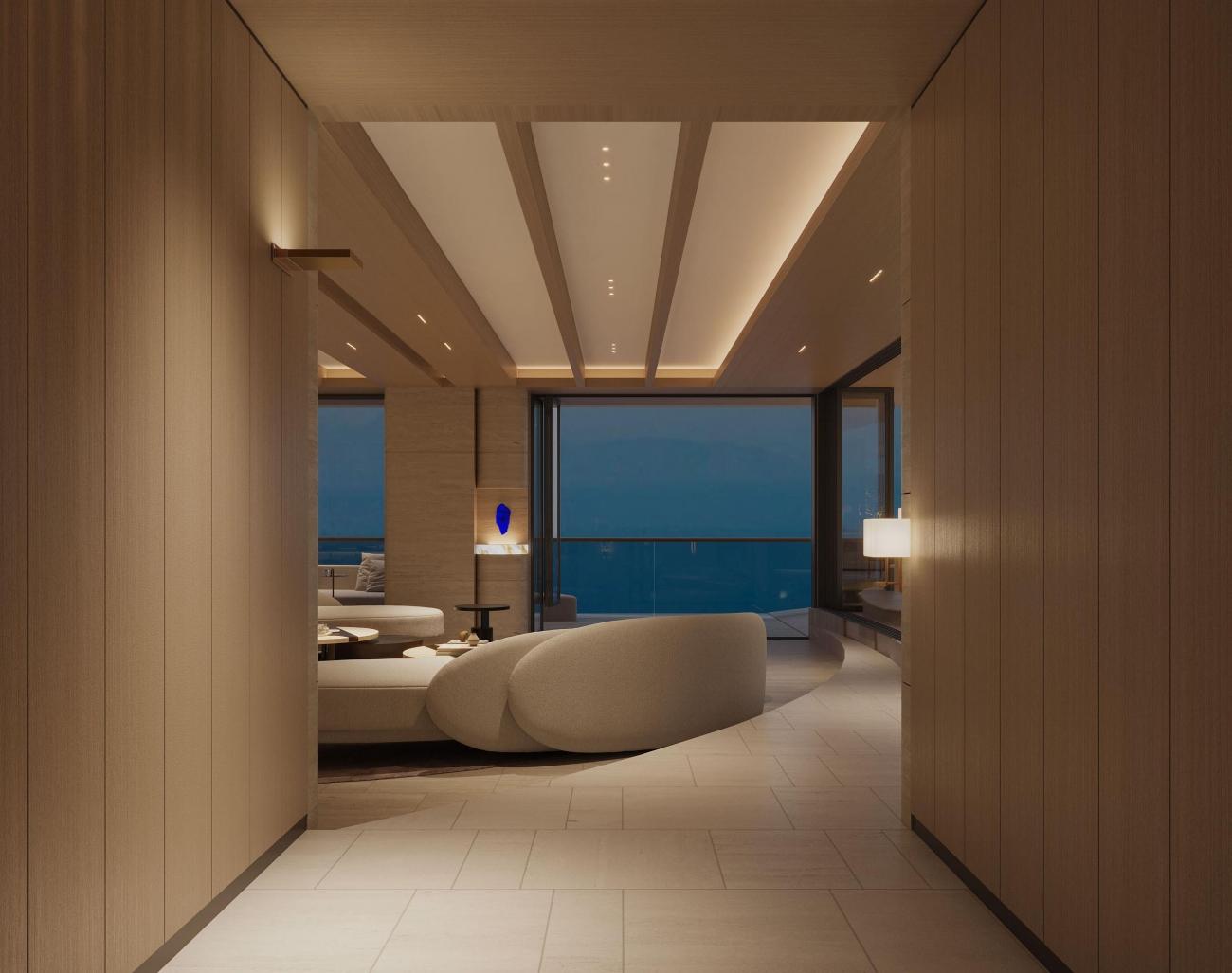 渡边智绍设计 | 华润三亚海棠湾悦府顶层样板间设计方案-1