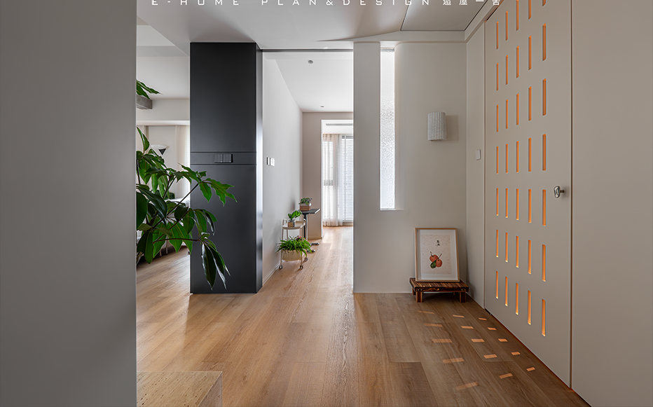 100㎡的独处自由，“我把三间卧室变成了客餐厅”-17