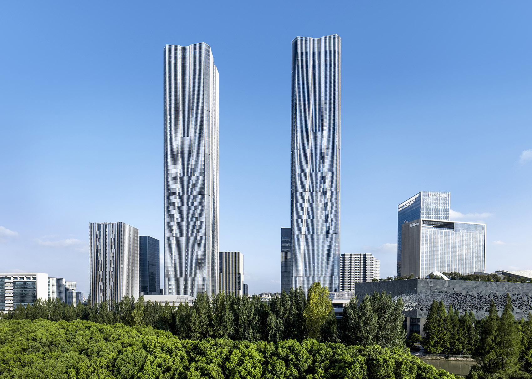 张江科学之门双塔丨中国上海丨Gensler-23