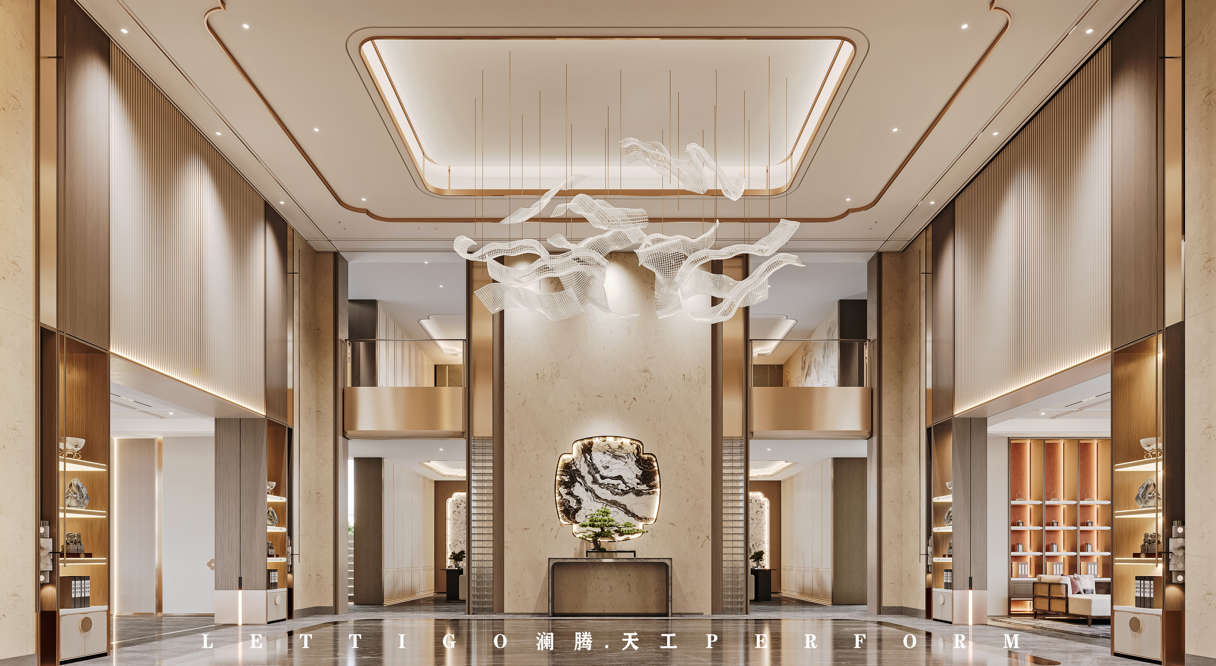 现代中式别墅大宅设计-0