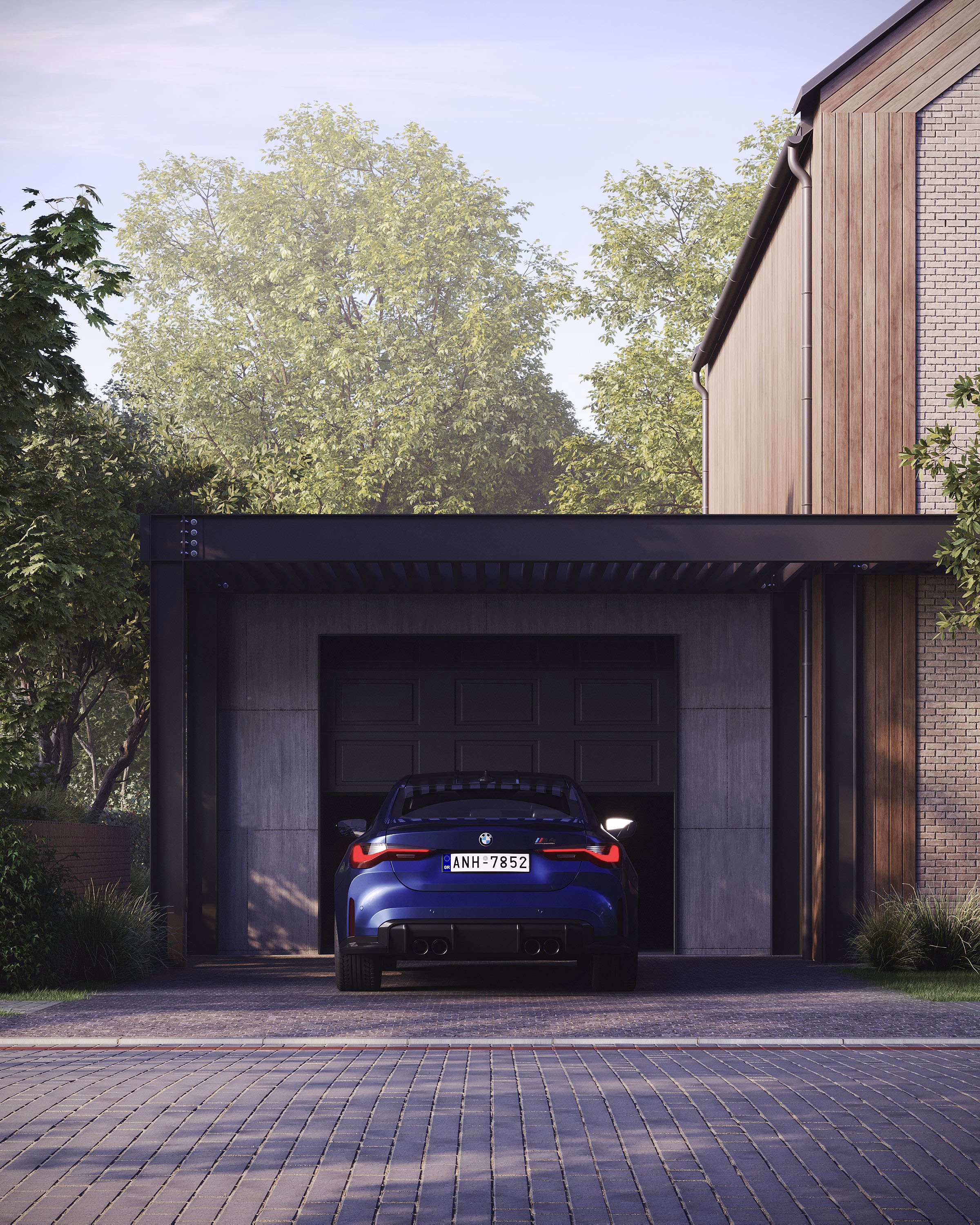 双拼别墅；双联住宅（注：TwinHouse常见指这种住宅形式，具体需结合语境确定） 丨MUKAAB-11