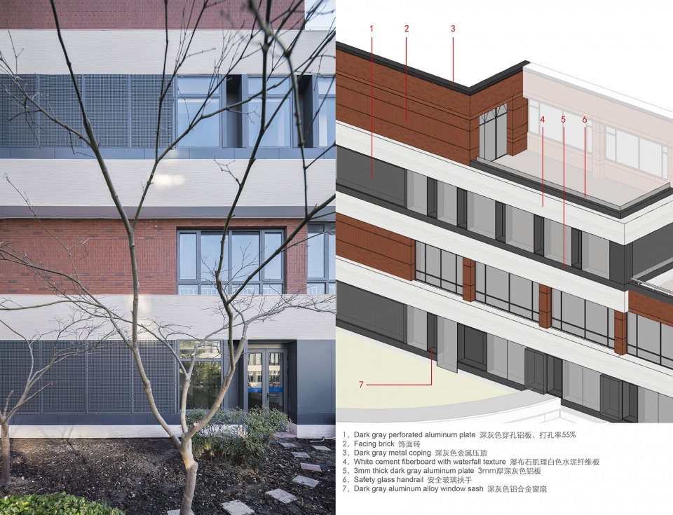 复旦大学附属中学博学楼外立面改造设计服务项目丨中国杨浦丨上海华都建筑规划设计有限公司(HDD)-51