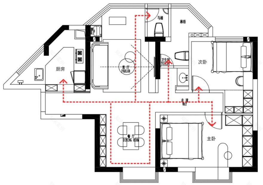 85平极简风婚房,过20年都看不腻!!!-40