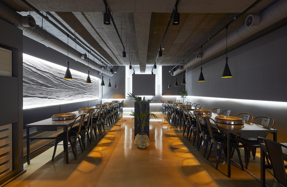 36 坪江南时尚鸡排店 现代高级氛围设计鉴赏-3