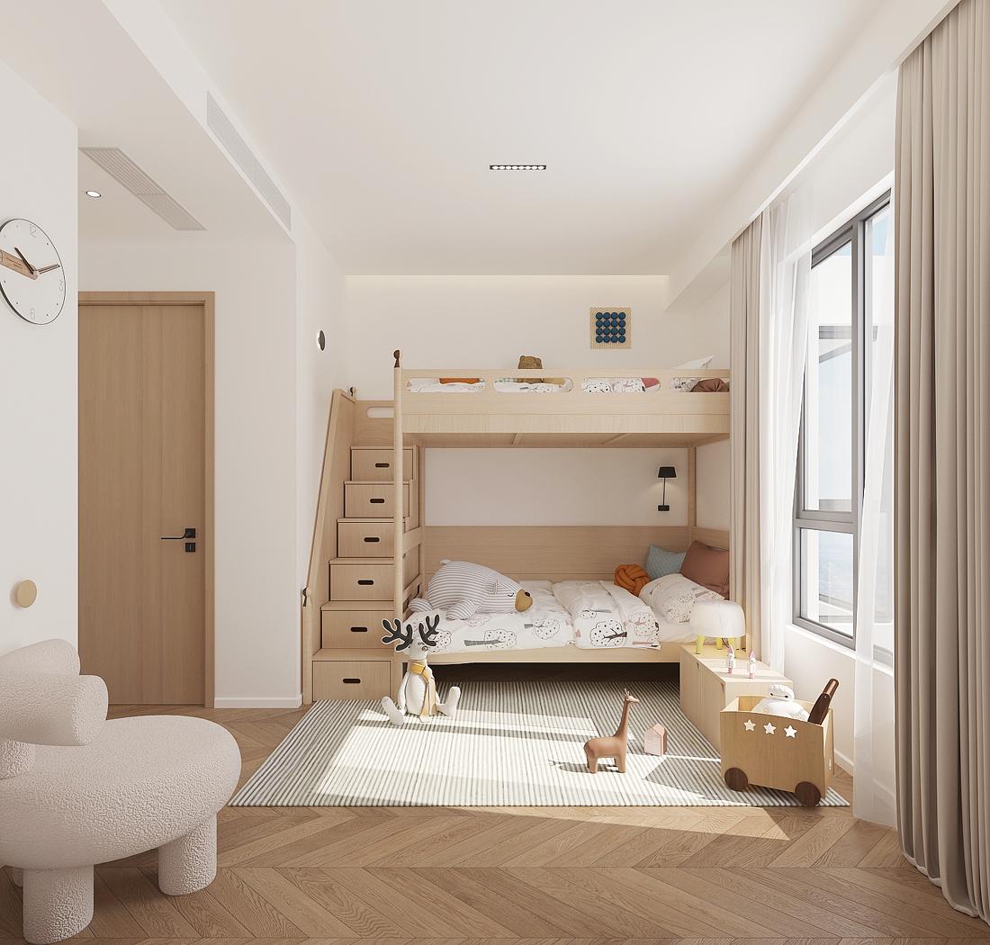 北京泰禾金府大院现代极简主卧设计丨中国北京-15