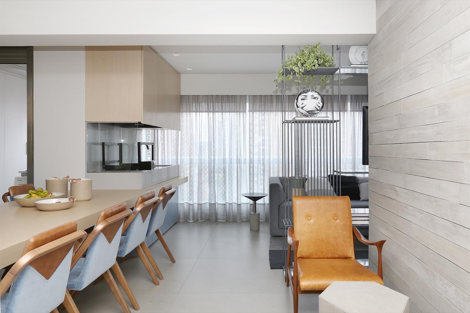 巴西简约公寓,混凝土与生活艺术的融合-10