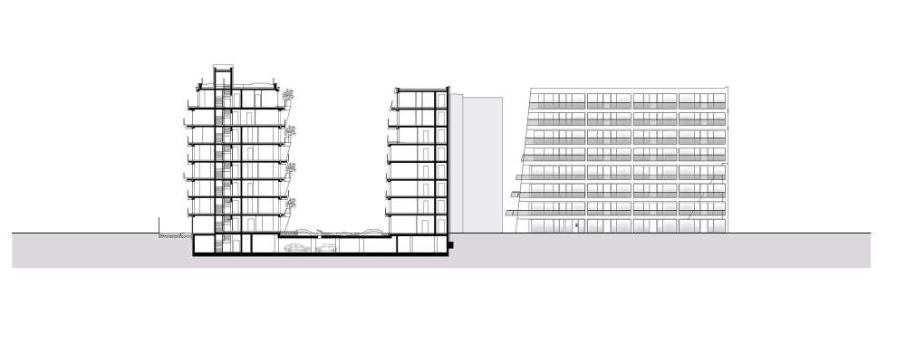柏林查理住宅小区,梯田状雕塑阳台设计-59