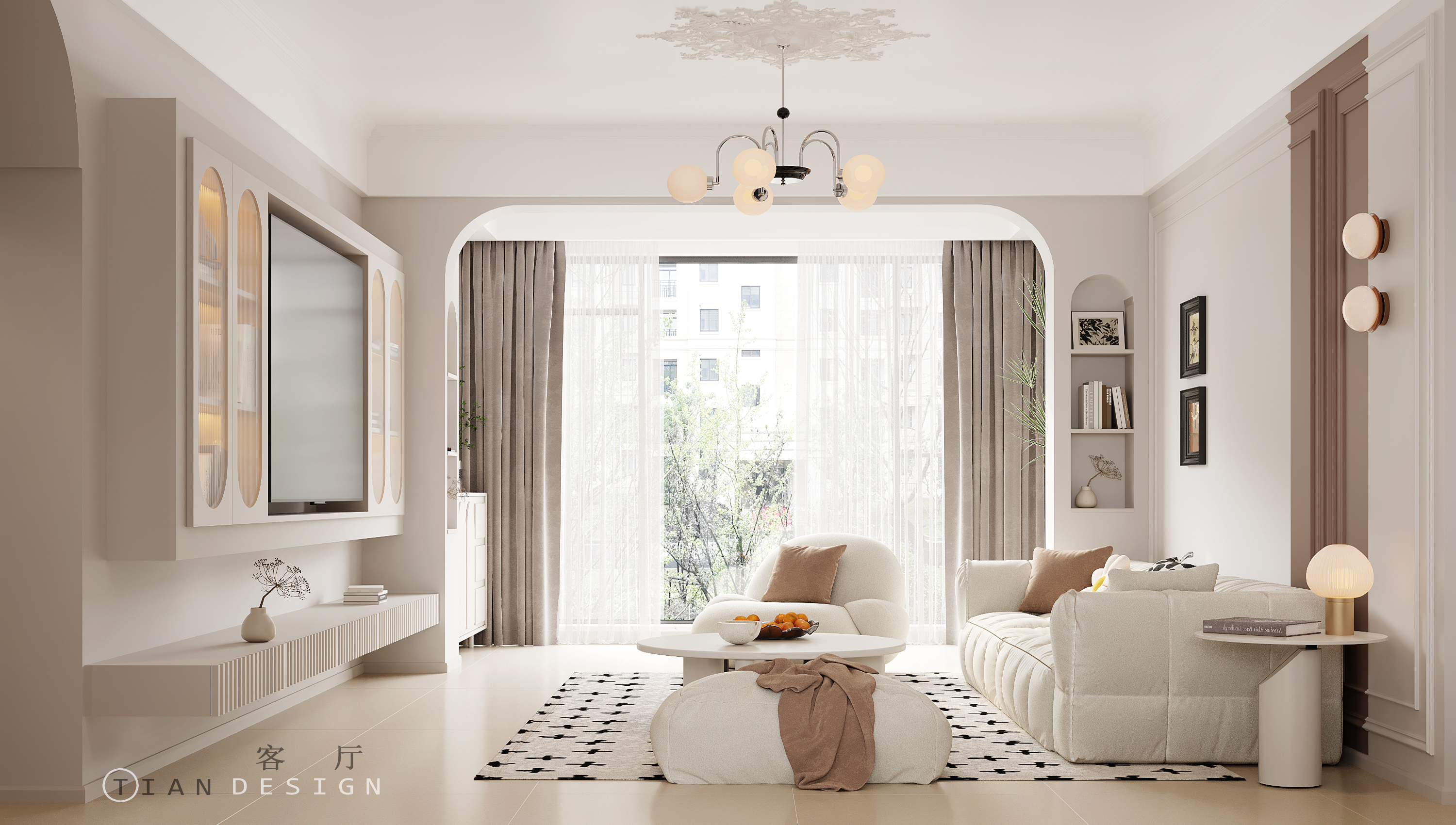 绰约奶油法式（绿地V岛）丨中国长沙-13