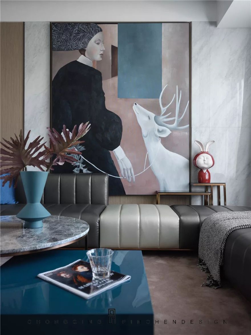 星夜巨鹿 | 现代轻奢的梦幻空间-20