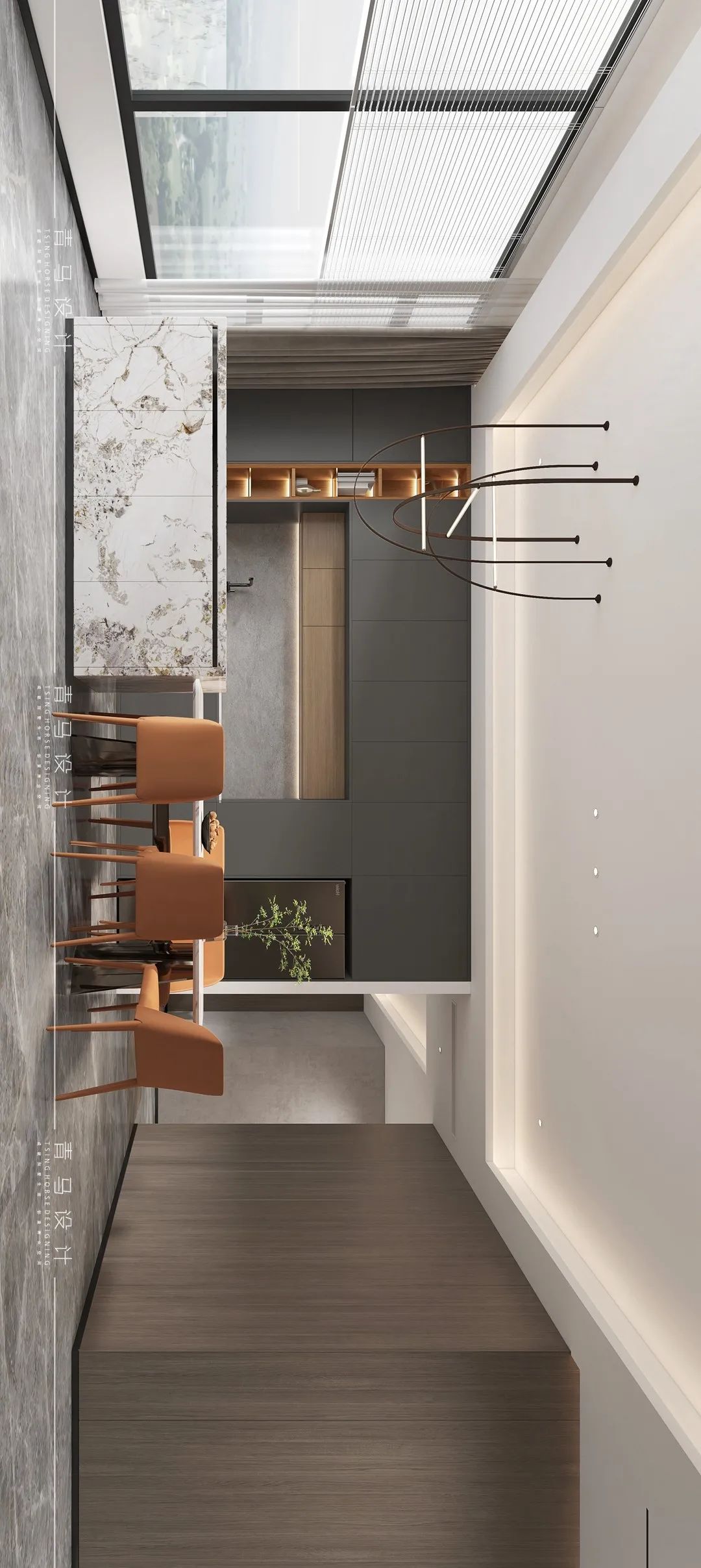 外滩一号丨青马别墅空间设计-37