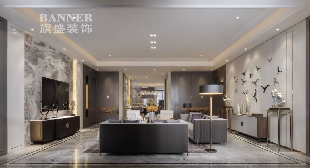 现代风格家居，打造 339㎡多功能空间-33