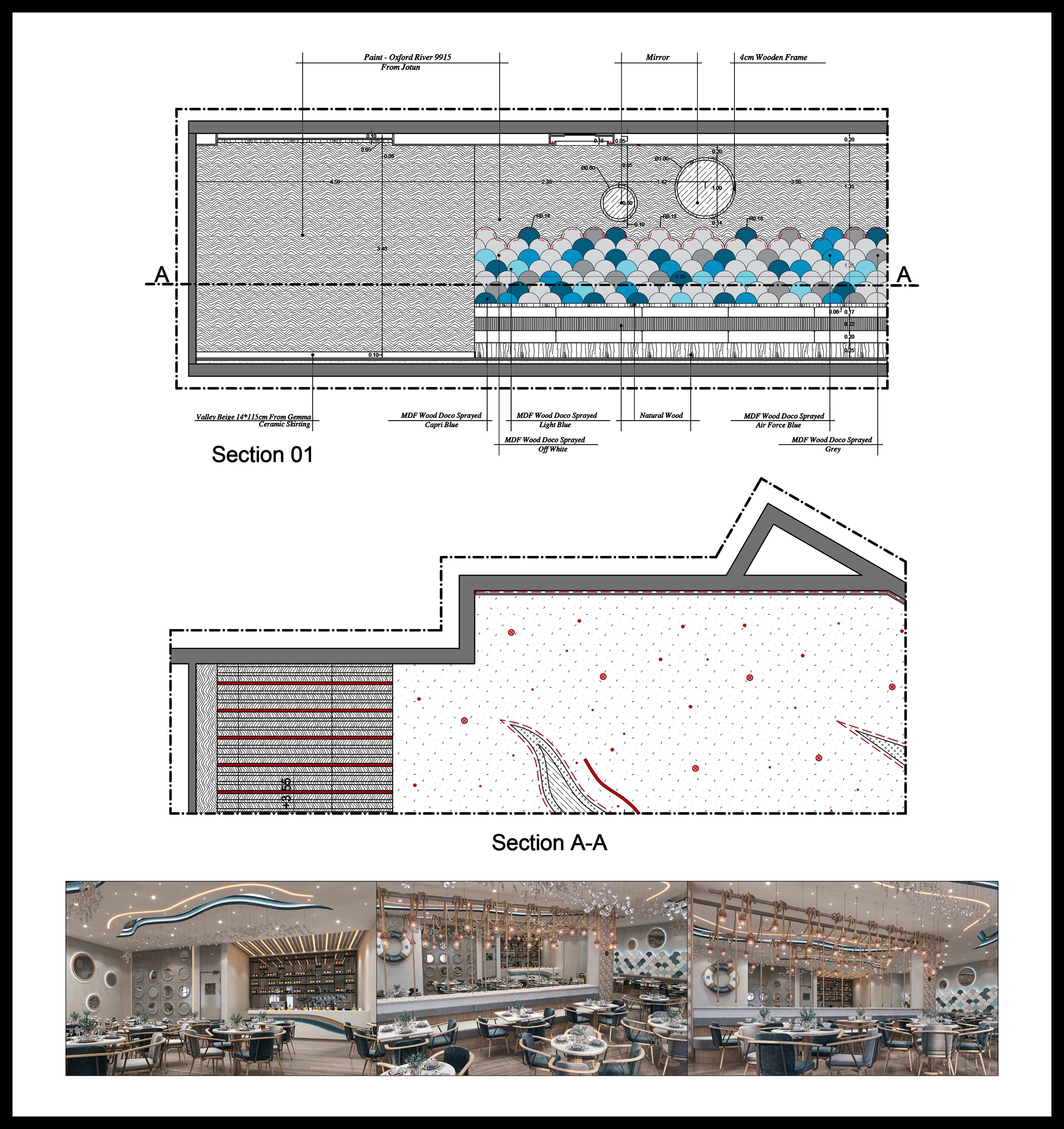海鲜餐厅工作图纸丨ZIA Design&Construction-6