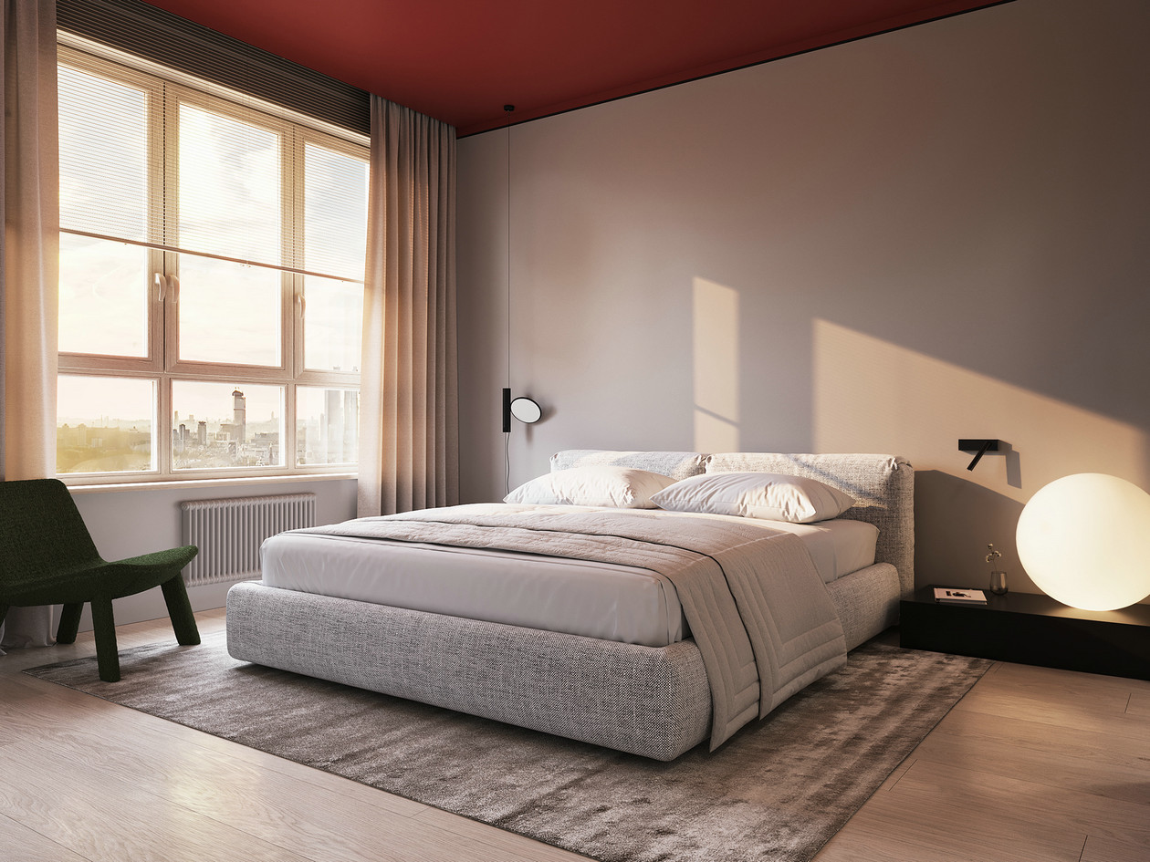 原木+橘色 室内设计-13