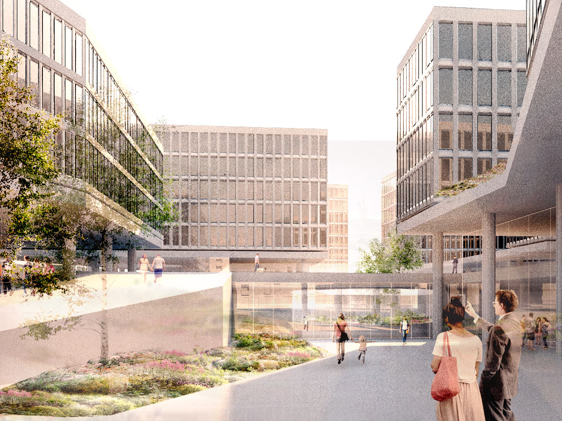 Headquarters der Česká Spořitelna Campus Smíchov South, Prag – Kleihues + Kleihues-12