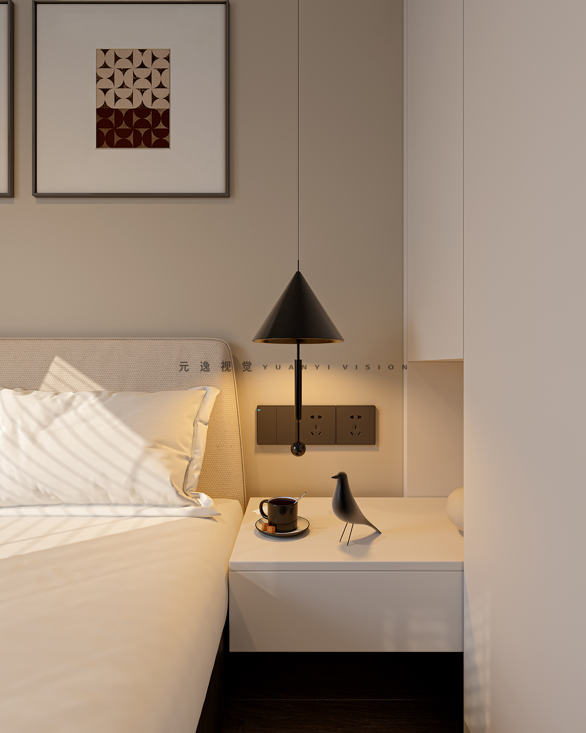 解构现代美学 · 住宅全案设计个人效果图表现-20