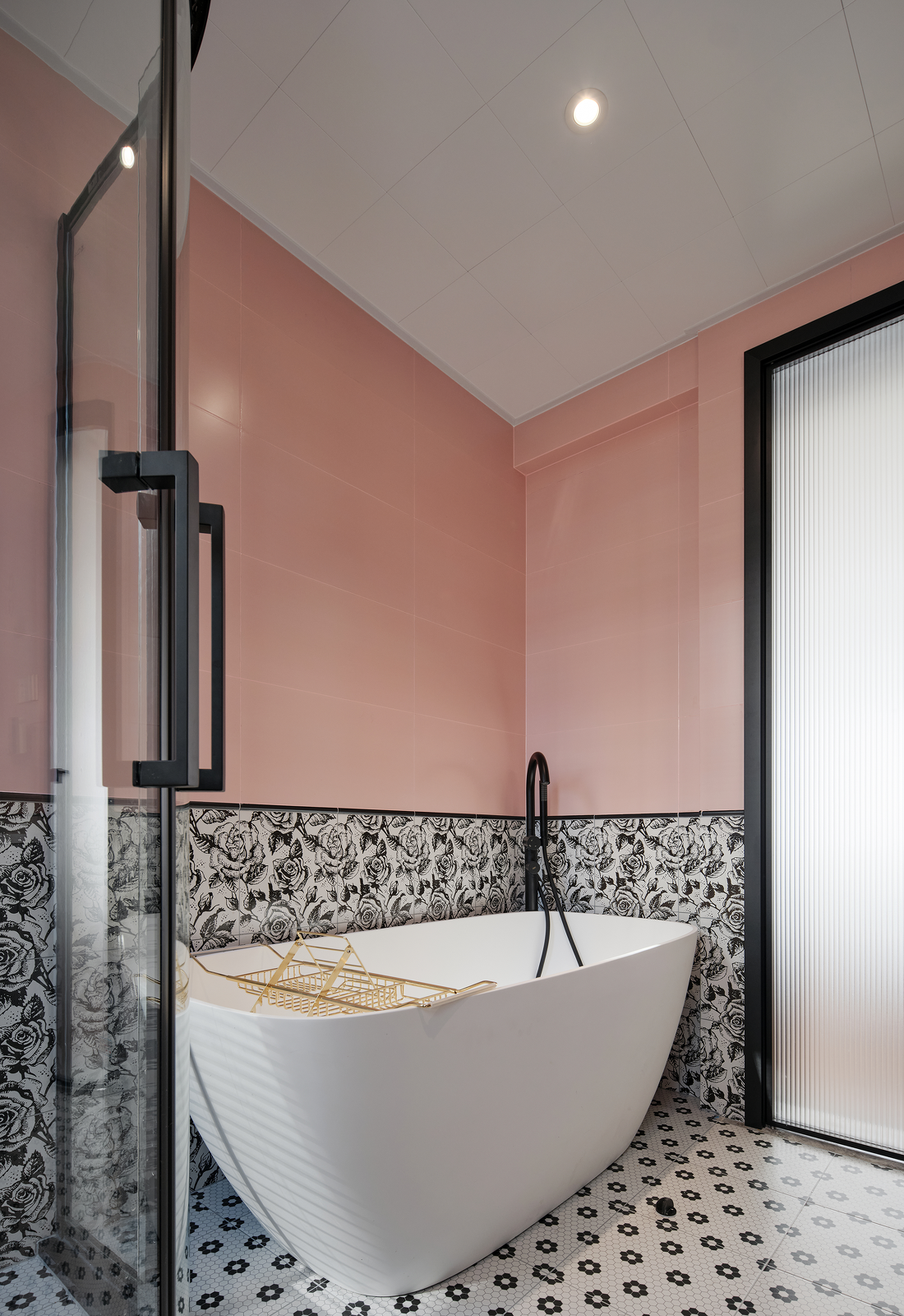 现代奶油风三口之家改造-52