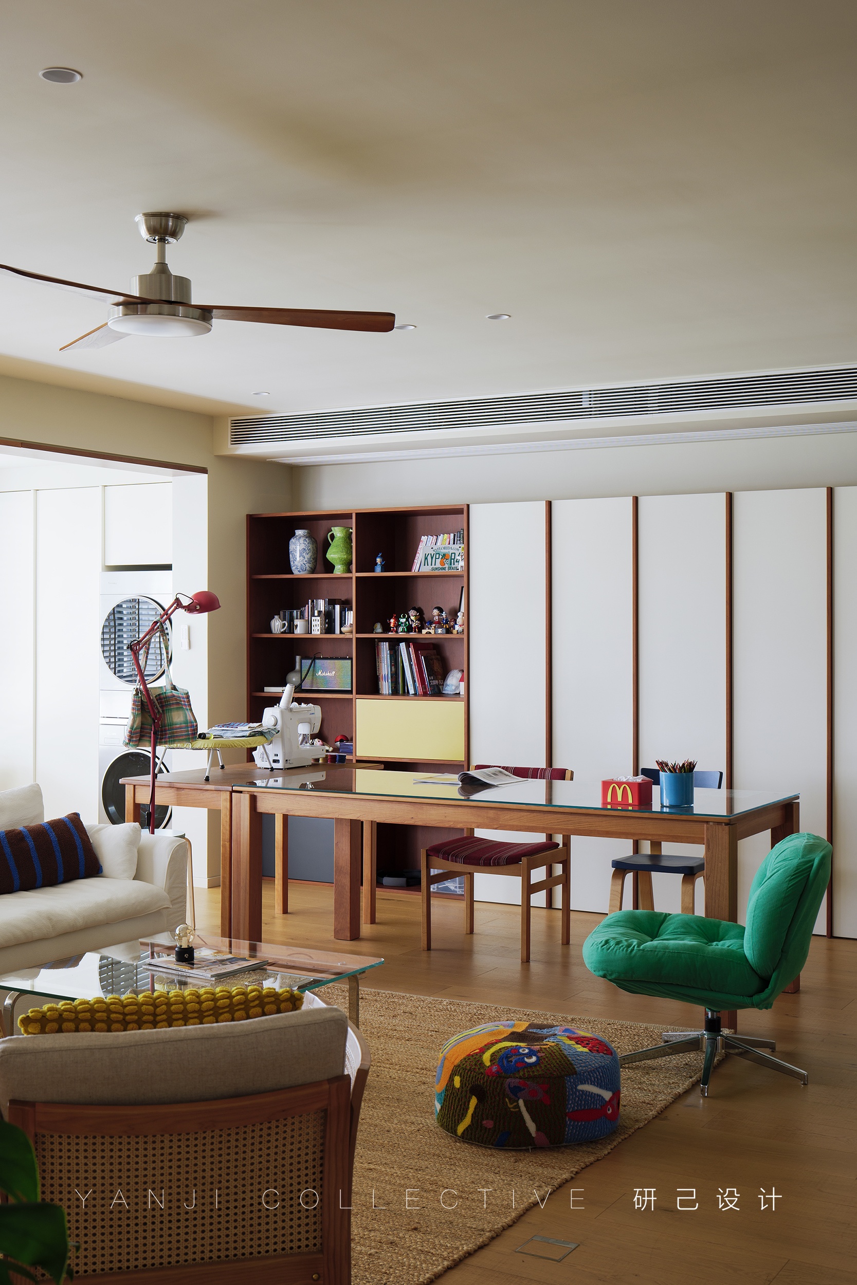 150㎡柚木色的中古家丨中国芜湖丨研己设计-6