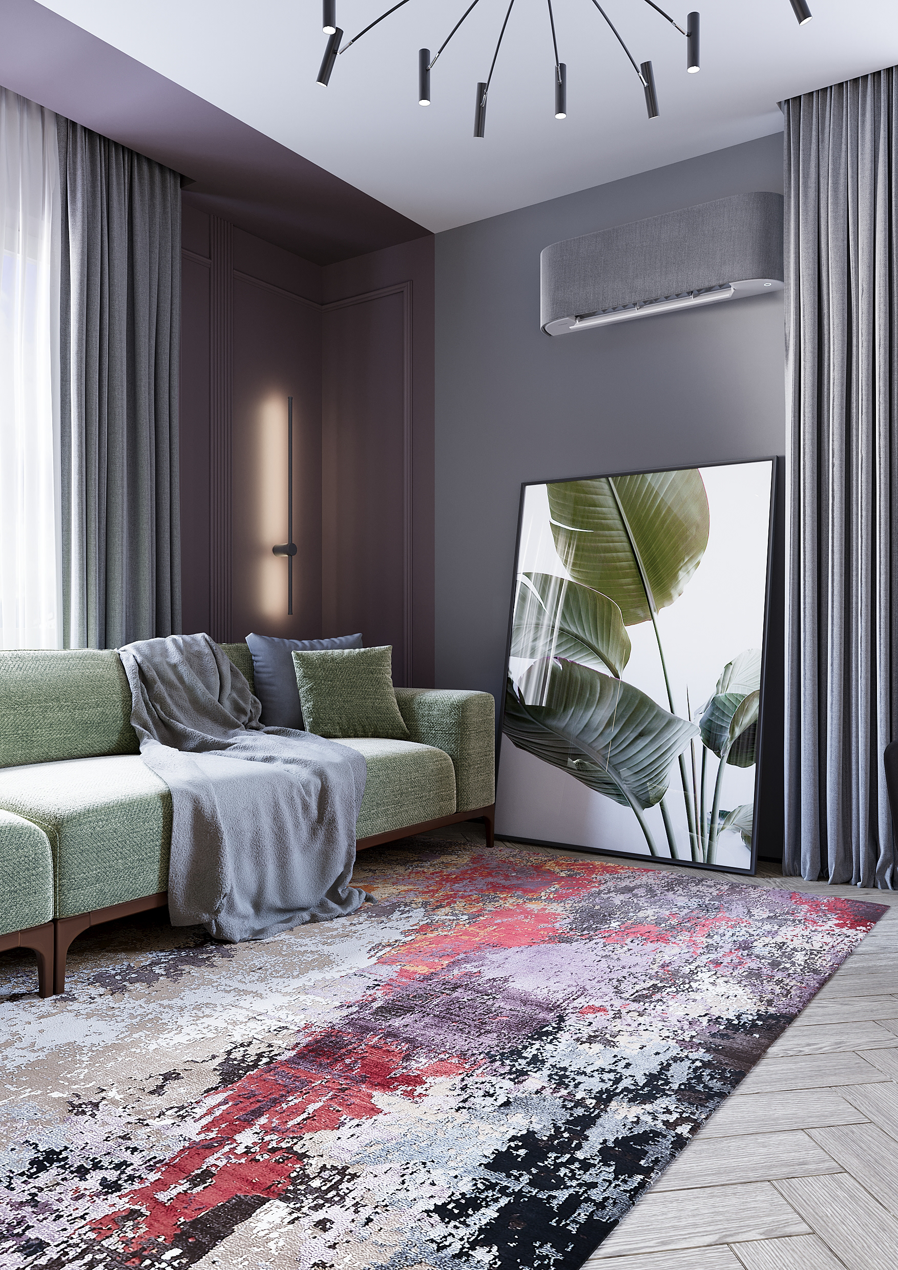 AuezovCity 小区两居室室内设计-47