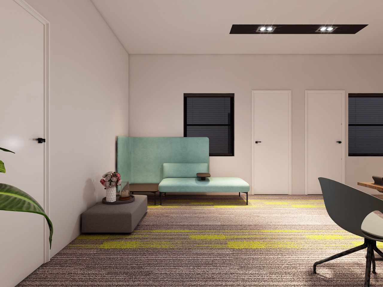 TDW办公室及仓库内部空间
 
注：由于不清楚TDW代表的具体内容，这里按保留处理如果TDW有特定含义且你能给出相关信息，可替换成准确内容 丨UruguayFlorida-44