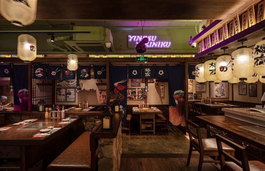 樱宿烧肉 | 北京 200㎡日式餐厅设计，打造居酒屋风格美食空间-28